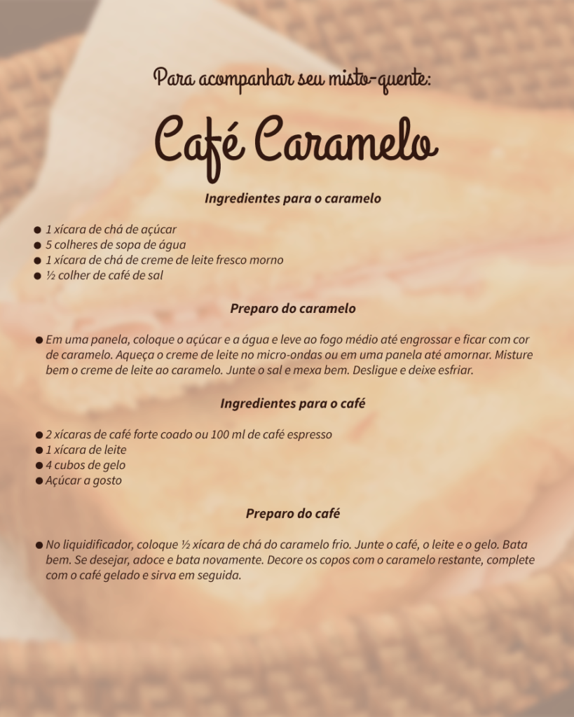 café; misto-quente; como fazer misto-quente